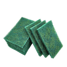 8698工业百洁布5寸*8寸尼龙片绿色菜瓜布不锈钢拉丝毛刺除锈布
