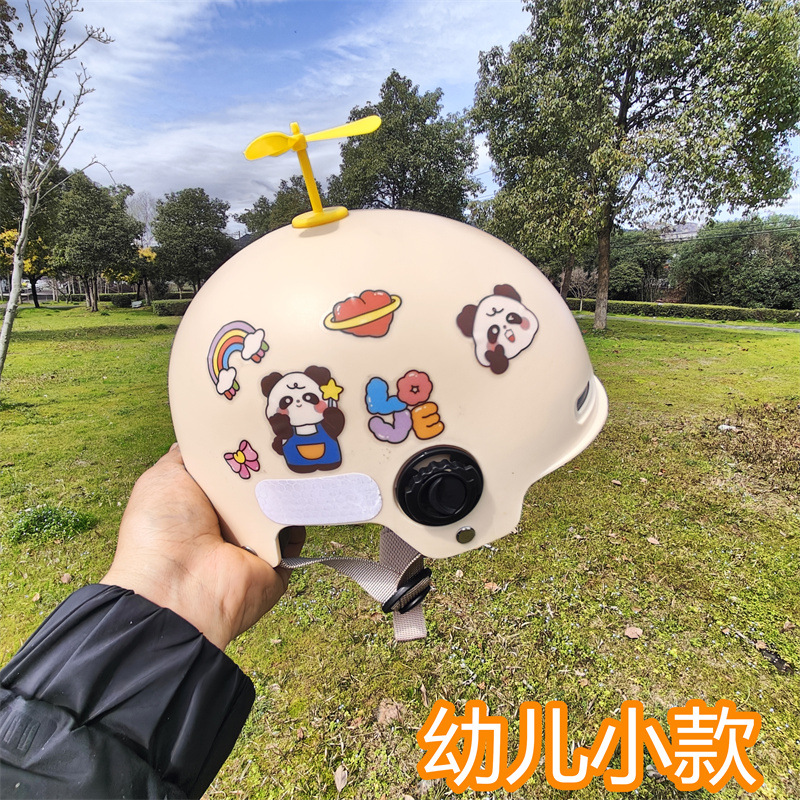 7-15 years old 3C certified motorcycle helmet Boys and Girls cute summer Four Seasons universal electric car helmet half helmet