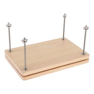 Cross-Border Wooden Hot-Selling Solid Wood Book Clip Repair Book Clip Book Sewing Device Paper Clip Wireless Glue Binding Paper Press Multi