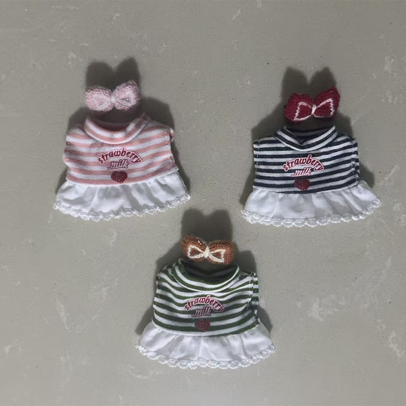 New 4.0 Pendant Mini Skirt Cute Mini Pull B Cloth Replacement Bow Headdress + Dress Set Wholesale