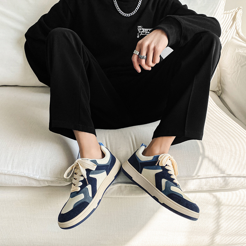 Chaussures en toile pour hommes, chaussures tendance et polyvalentes, chaussures de planche respirantes pour étudiants, version coréenne, chaussures en tissu d'hiver, chaussures décontractées, 2024_voghion.com