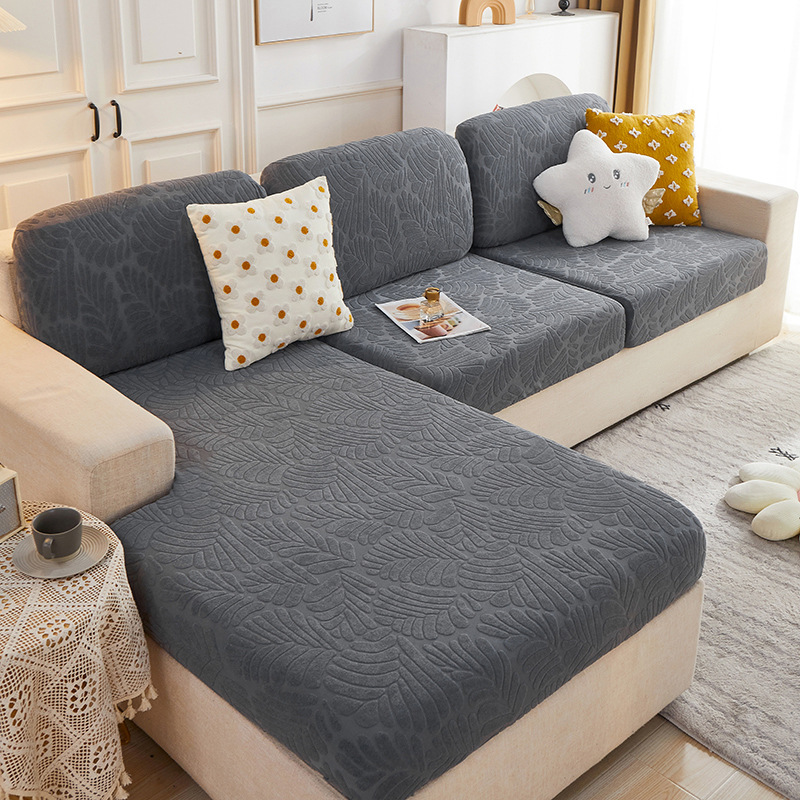 Elastic New Full Wrap Slipcover Cushion Solid Color Simple Non-Slip Wear-Resistant All-Season Universal Sofa Cover_voghion.com