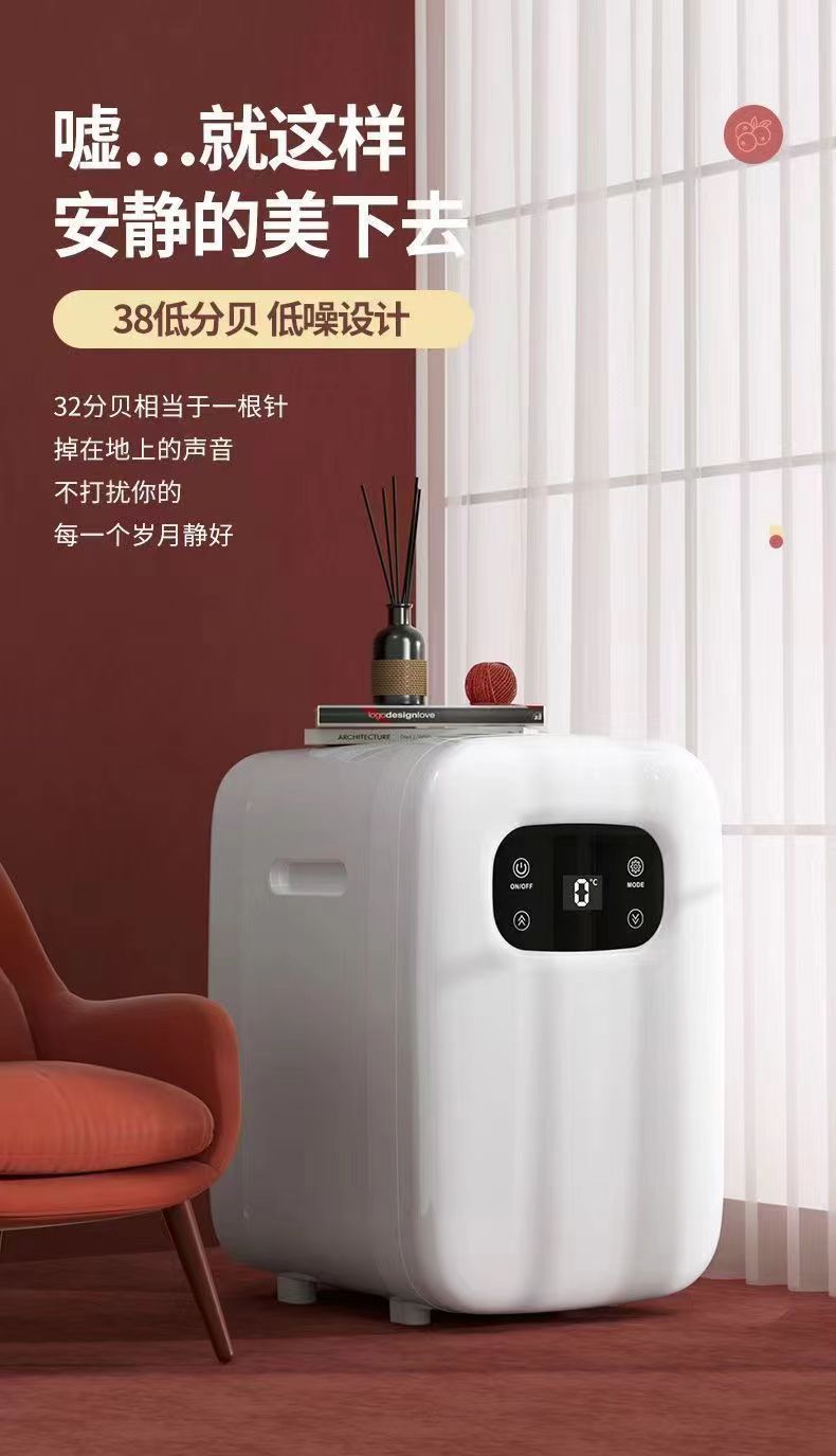 Mini Car-Mounted Refrigerator, Dual-Purpose, Small-Sized, Suitable for Dormitories, Rental Rooms, Students, Single-Person Use, Cosmetics, Cooling and Warming Box