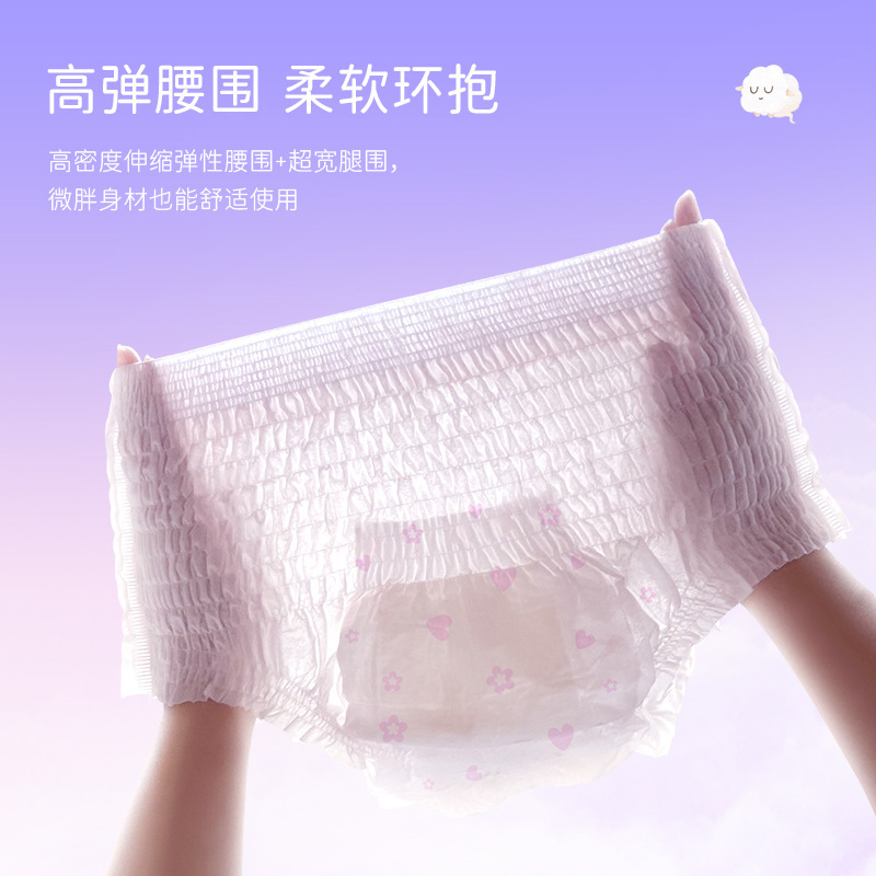 ケアベスト安全パンツ 10枚組 肌に優しい 漏れ防止 瞬間吸収 睡眠プルアップパンツ 夜用生理用パンツ エクストラロング|undefined