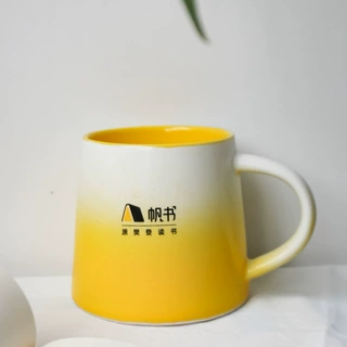 定制马克杯小鸡黄陶瓷马克杯高颜值可爱轻奢男女日常办公杯
