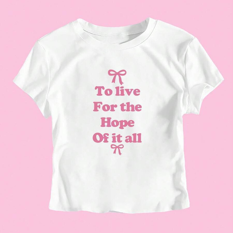 Summer Cross-Border Y2K Butterfly Letter Pattern Printed T-Shirt, Slim Fit, Sweet and Spicy Style, Cropped Short-Sleeve Women's Top