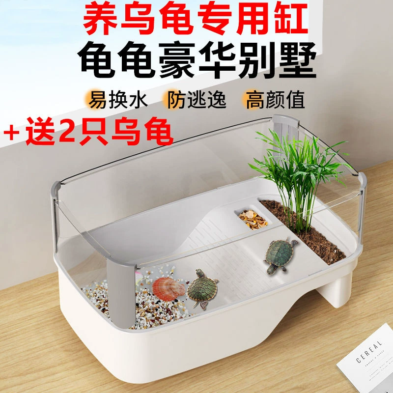 Водный экологический аквариум для черепах