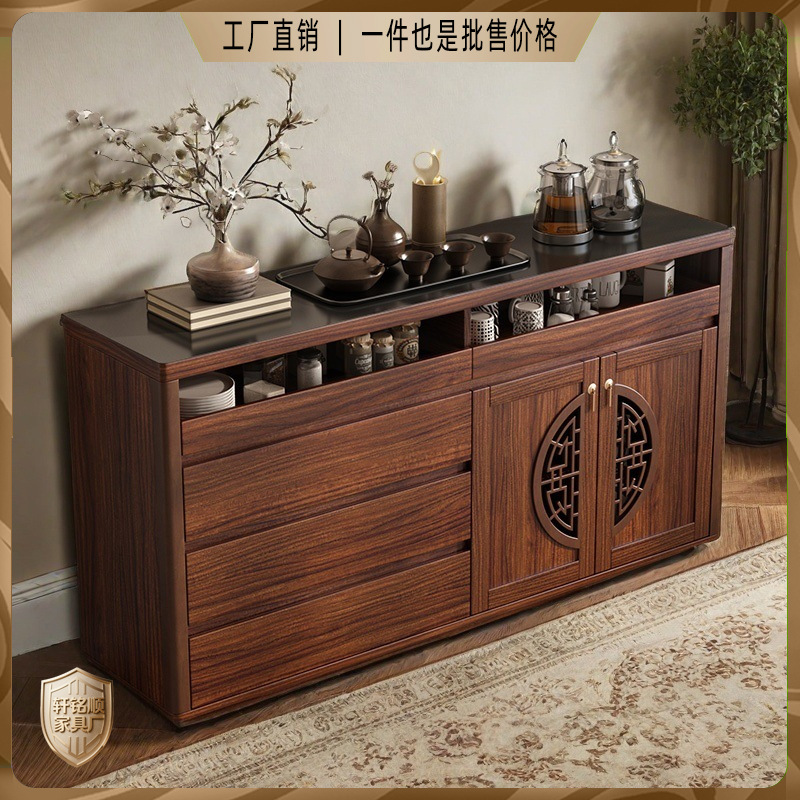 New Chinese-Style Smart Tea Bar Machine, New Home Dining Side Cabinet, Tea and Water Integrated Cabinet, Water Dispenser Bottom Water Supply Furniture