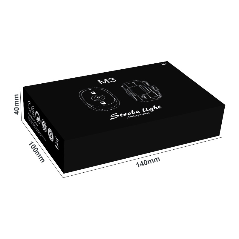 M3 avión luz uav flash luz control remoto luz estroboscópica coche motocicleta coche eléctrico bicicleta modificación noche luz de navegación