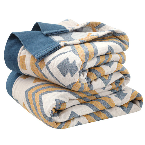 Pure cotton gauze towel quilt, cotton towel blanket, air-conditioned quilt, double summer cool quilt, thin quilt