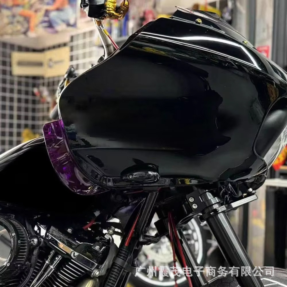 Suitable for Harley Road Glide 15-23 Headlight Side Fairing, Wind Deflector Side Fairing, Wind Deflector Spoiler