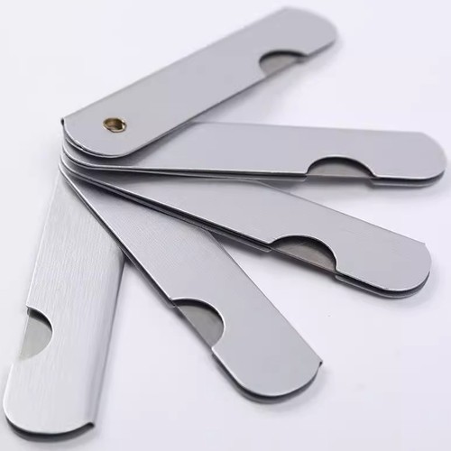 Pioneer 2058 Full Metal Folding Knife Paper Cutting Knife Art Knife Wood Sharpening Pencil Knife Portable Metal Tin Knife