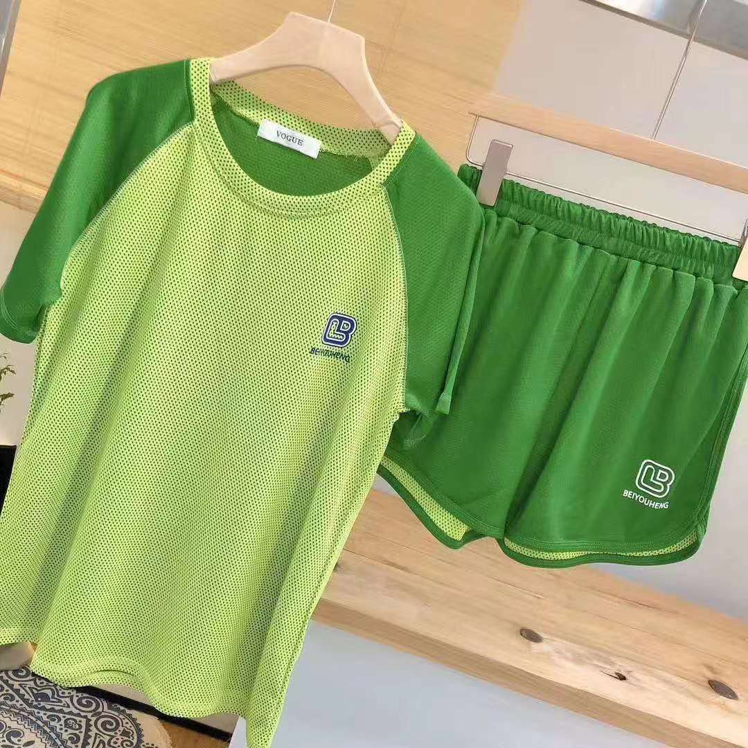 双色网145g网眼布面料鞋材箱包运动服校服运动背心网孔透气