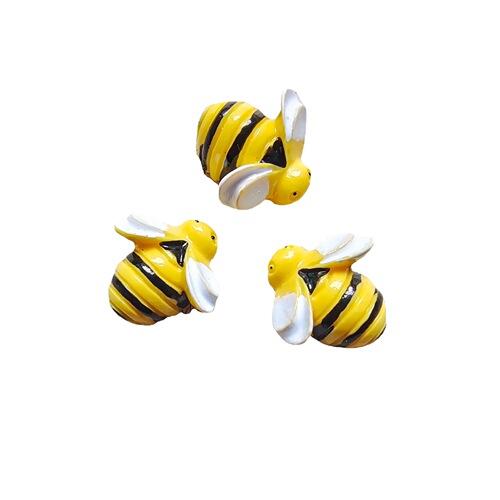 Simulated half-faced three-dimensional bee Mobile phone case beauty diy material Children's hair accessories handmade resin accessories