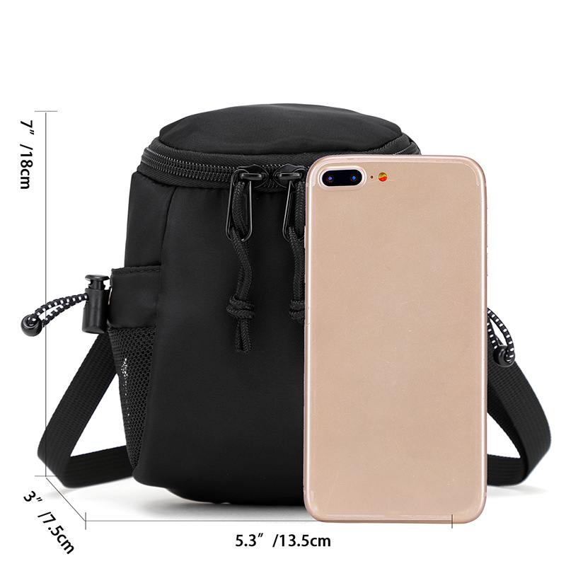 Mini ramenná kľúčenka na slúchadlá s kartičkou, mobilný telefón, hip-hopová závesná pánska crossbody malá taška, nulová peňaženka_voghion.com