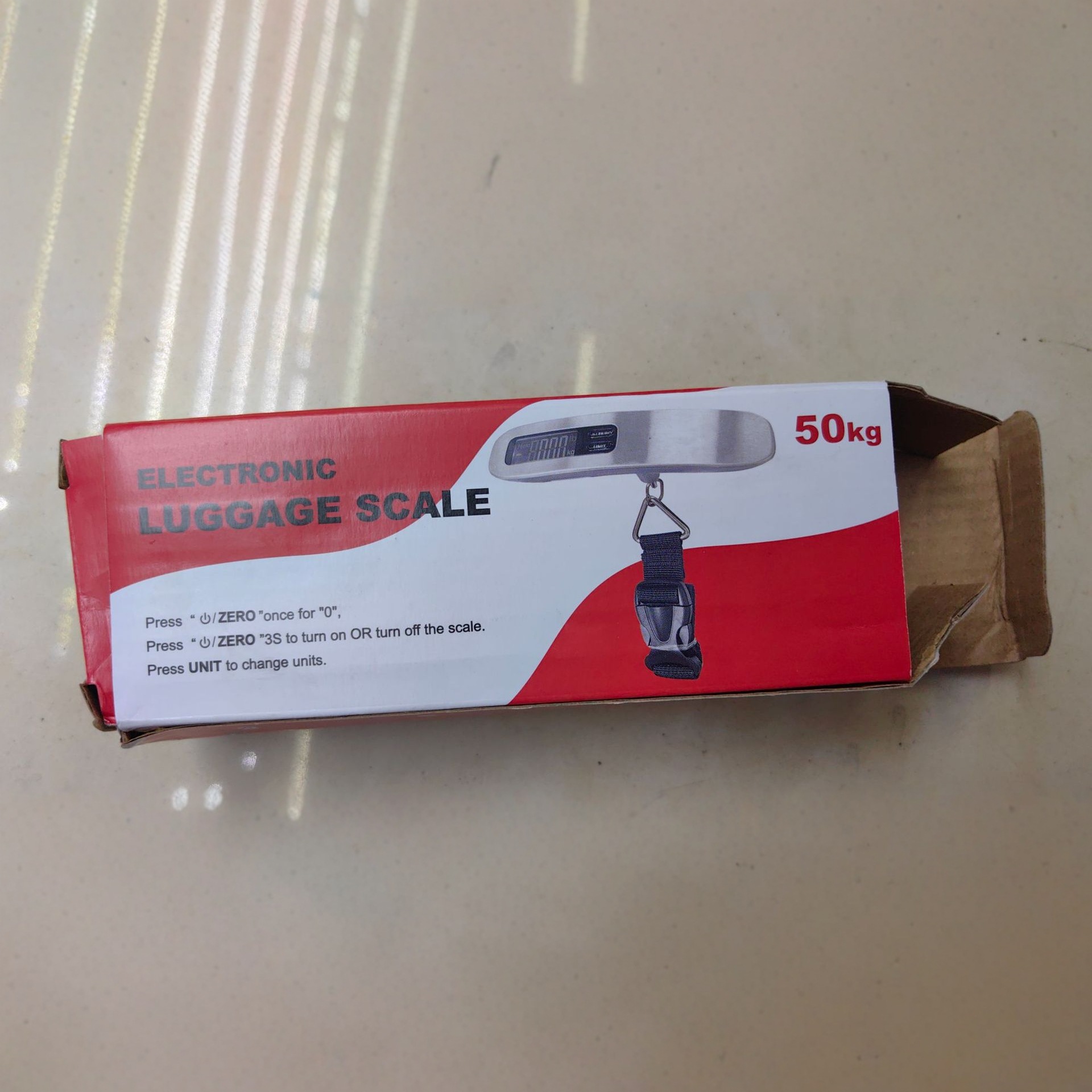 2025 50kg carcasa de acero inoxidable báscula de equipaje electrónica báscula portátil báscula de viaje báscula portátil pesada