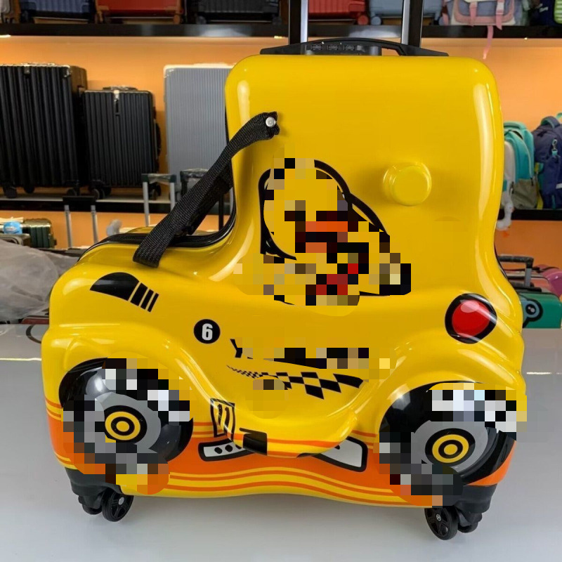 Cute Car Riding Box, Universal Wheel Trolley Box, Universal for Male and Female Babies, Rideable Children Cute Car Riding Box, Universal Wheel Trolley Box, Universal for Male and Female Babies, Rideable Children