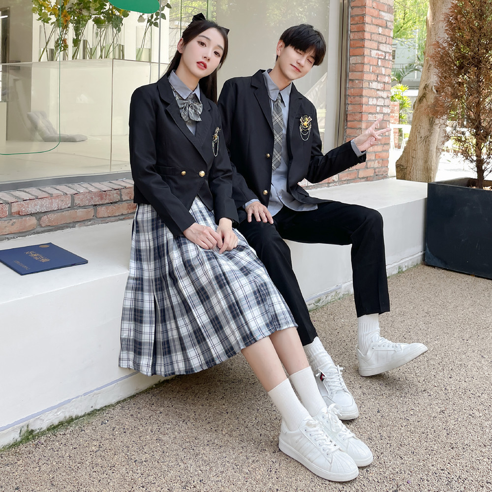 Class Uniforms, Autumn Suits, Student Suits, Sports Meet High School Uniforms, Long Skirts, Middle School Students' Autumn Class Uniforms