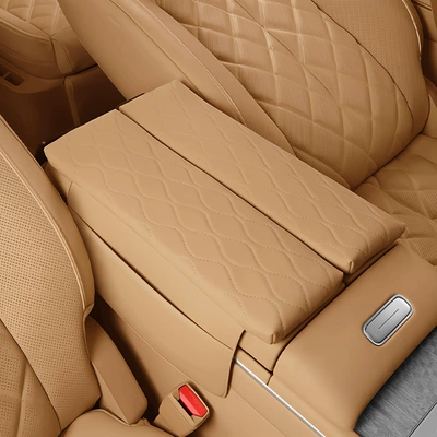 Suitable for Nio Es9 Armrest: Armrest box pad - nio-es9-velvet-brown