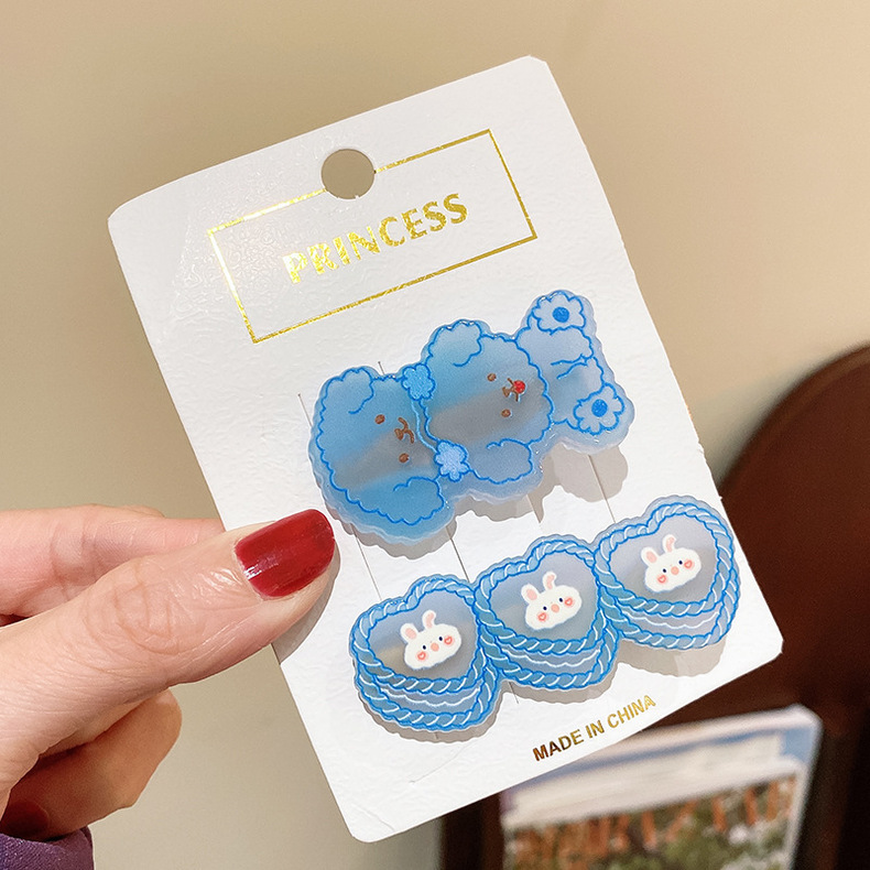 Arylic Material Animal Pattern Cartoon Style Animal Arylic Hair Clip