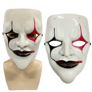 Halloween Prom Dress Up Slip Knot Band Mask Zipper Mouth Clown Horror Mask SlipKnot Mask