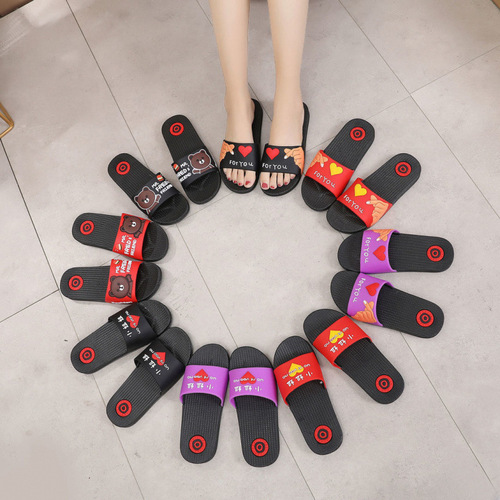Internet-famous fashionable outdoor non-slip new trendy cute girlish Korean-style indoor summer waterproof slippers