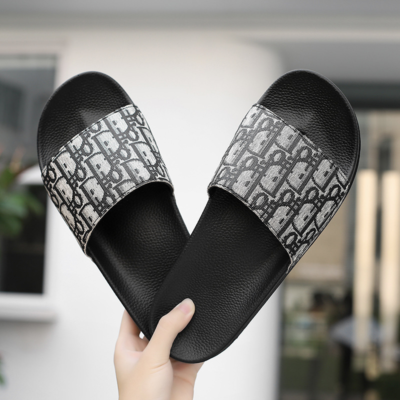 Transfronterizo transfronterizo verano 2024 nuevas zapatillas de hombre casual un slippery al aire libre versátil de moda zapatillas frías
