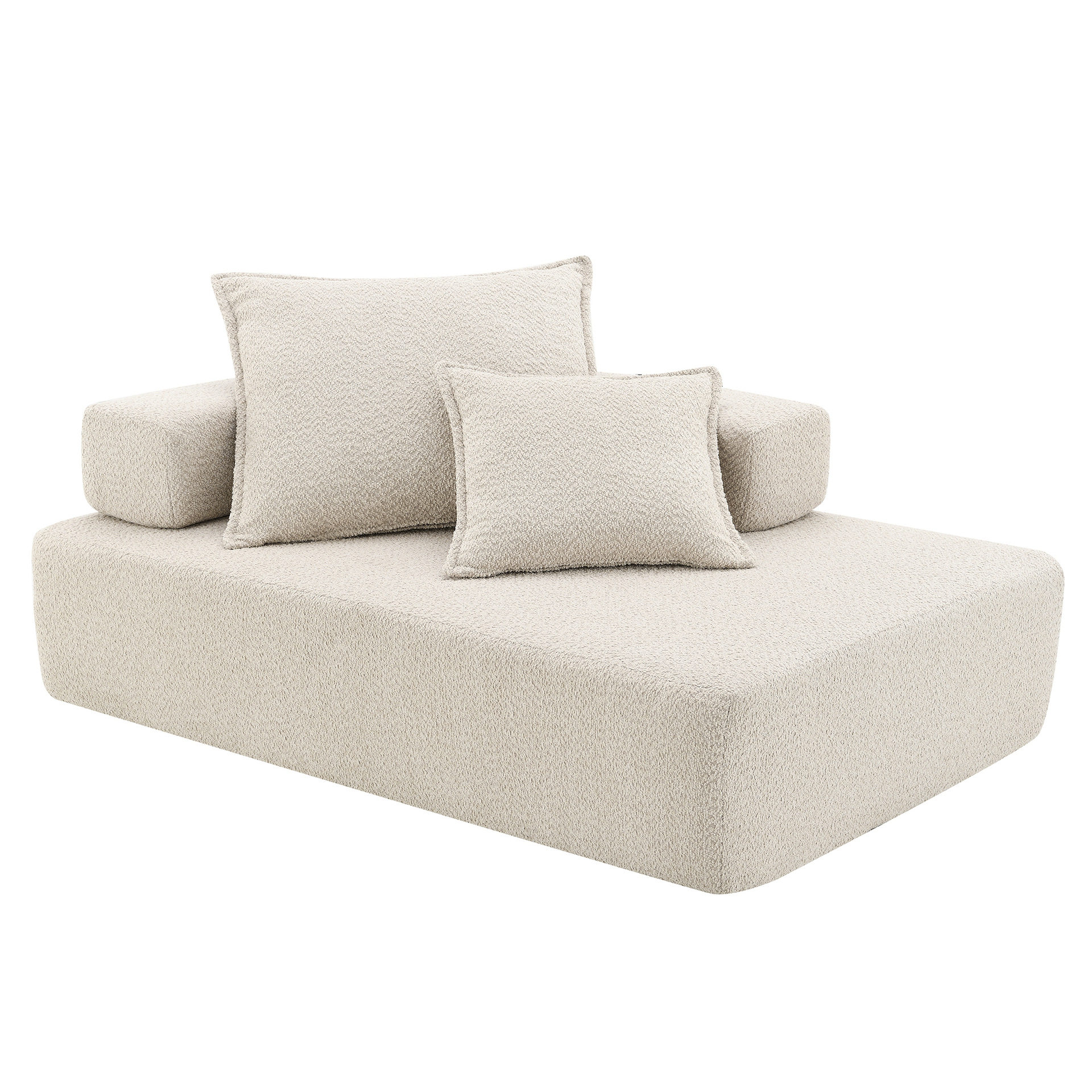 Sofá de la sala de estar de Amazon Sofá de piso modular minimalista moderno sofá cama convertible