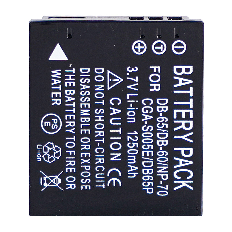 Suitable for Panasonic NP-70 D-LI106 DB-60 DB-65 DMW-BCC12 CGA-S005E batteries