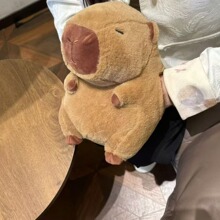 卡皮巴拉爆款水豚冬季插手可爱暖手玩偶暖心公仔设计抱枕毛绒玩具