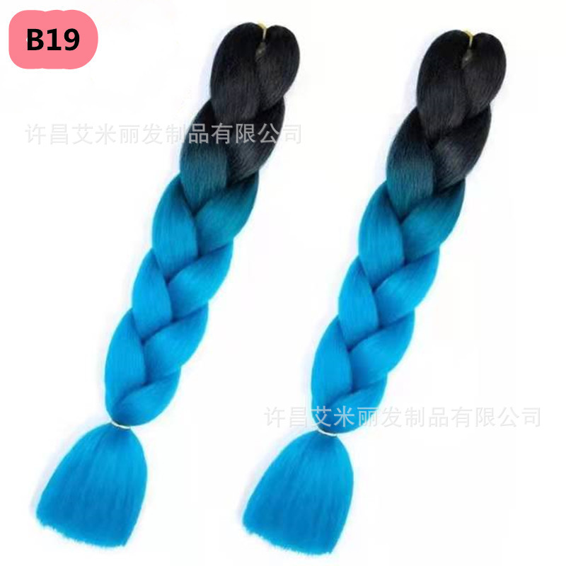 Trenzas africanas con cabello rosa渐 – materiales de alta temperatura, estilo boxeador