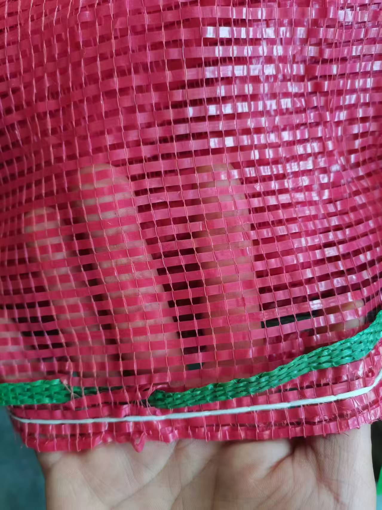 Bolsa de malla verde grande cifrado verduras frutas bolsas de malla abertura de paquete cifrado gran maíz bolsas de malla