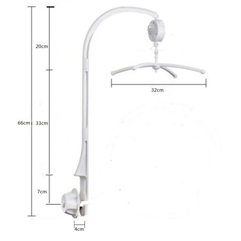 A1 Crib Bell Bracket, Height 66cm, Universal Hanger, European and American Crib Universal Accessory Hanging Rack 2