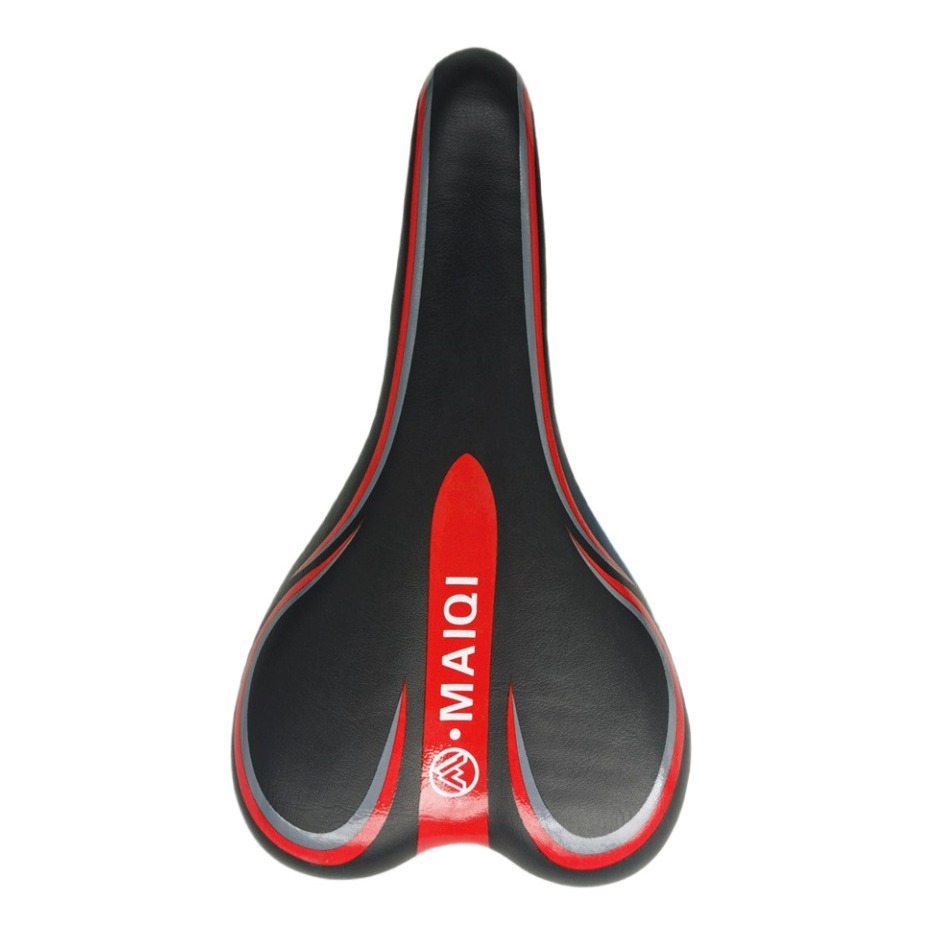 Cojín de asiento para bicicleta de montaña transfronterizo, asiento de bicicleta de carretera engrosado, sillín de esponja suave para ciclismo, accesorios de cojín de asiento cómodos.