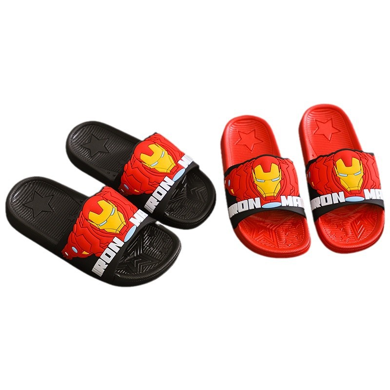 [30% de descuento en la compra] Disney Summer New Marvel Indoor Antideslizante Home Ice Snow Children's Zapatillas exteriores