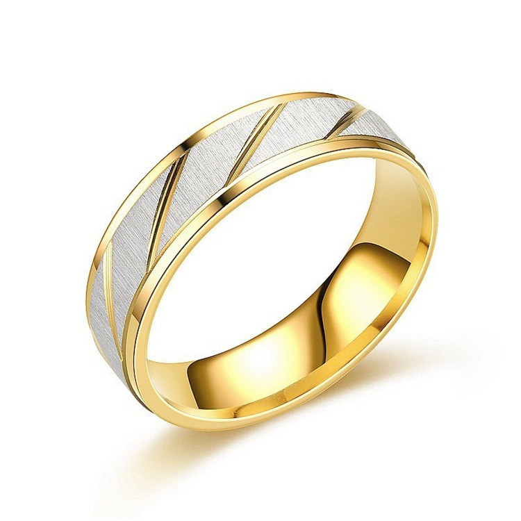 6g Weight PVD Coated Gold Plating Process Real Gold Plated Plating Material Zircon Inlay Material Rings Classification 18K Gold Plating Color 1 Piece Quantity Daily Occasion 201 Stainless Steel Material U Shape Pattern Unisex Gender Fashion Style Waterproof Non Tarnish, Inlay Craft Real Gold Plated 201 Stainless Steel PVD Coated Zircon U Shape Waterproof Non Tarnish Fashion Rings For Unisex 26