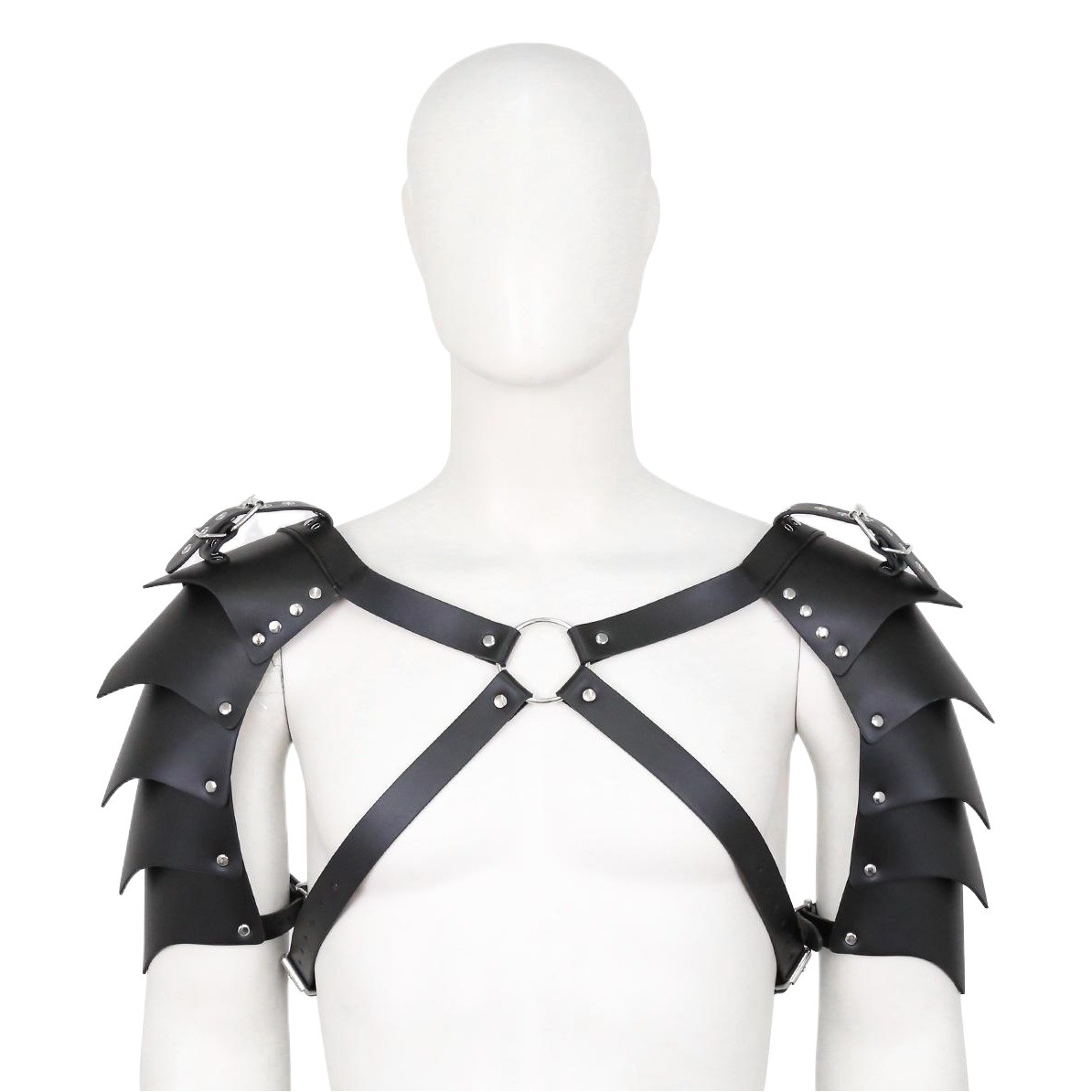 Suministro directo de fábrica nueva ropa interior los hombres cuero artificial ajustable cuerpo corsé Correa hombro armadura hebilla medias