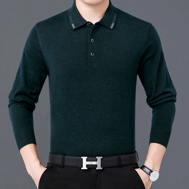 Autumn cashmere warm long-sleeve, base T-shirt