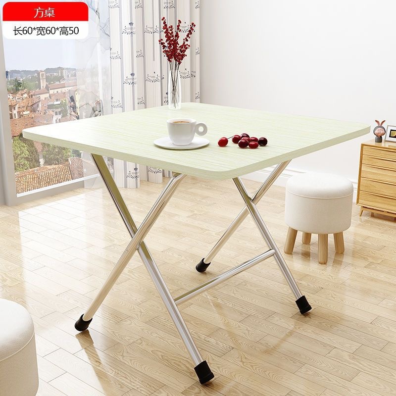 Fábrica de venta directa mesa plegable mesa de comedor plegable dormitorio mesa de estudio dormitorio mesa de comedor casera mesa al aire libre