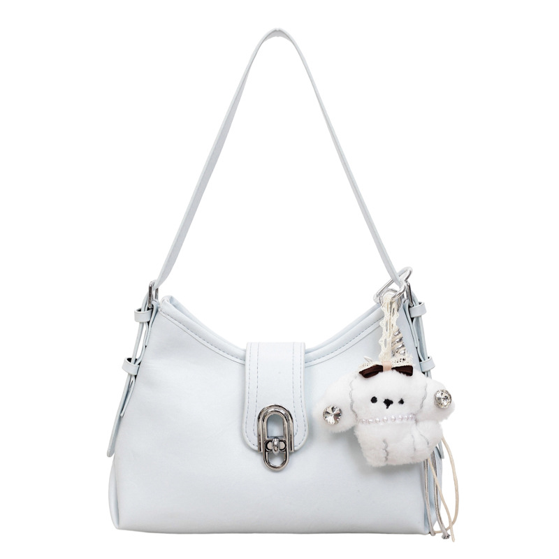 La sensación cotidiana de lujo ligero nicho bolso debajo de la braza de la mujer 2026 nuevo estilo primavera-verano popular viaje de hombro bolso de cubo