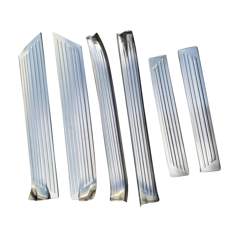 Adecuado para Toyota 23 Sienta puerta exterior alféizar bienvenida pedal puerta de acero inoxidable alféizar decorativo tira brillante Etiqueta interior