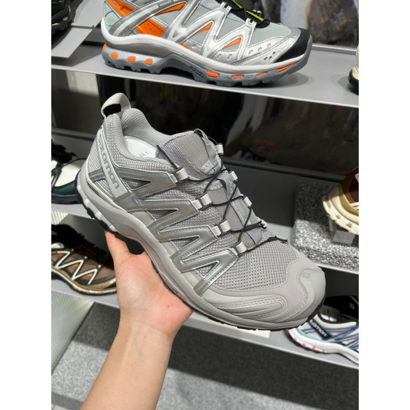 サロモン Salomonxapro3D シャンフィールド グレー メンズ レディース 登山 スポーツ 通気性 滑り止め ランニングシューズ アウトドア|undefined