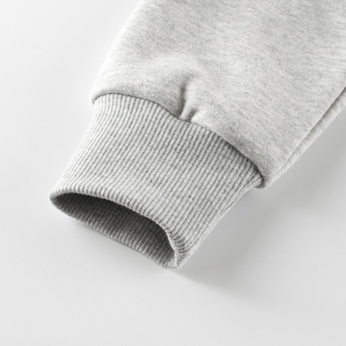 27kids brand children's clothing spring new style 2024 Korean style children's sweatshirt plus velvet baby clothes dropshipping