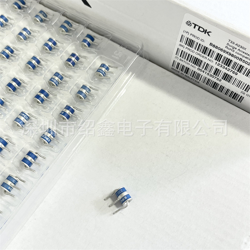 陶瓷气体放电管GDT T33-A230X B88069X9800B502 3R230V GDT 6X8