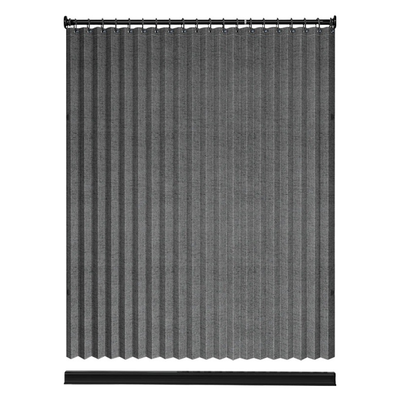 Plegable Cortina de ducha cortina de partición de baño impermeable imitación de lino cortina de baño húmedo y seco separación fabricante