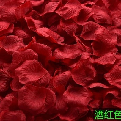 バラの花びら、造花、結婚式の告白、手振り花、バレンタインデーのプロポーズ、ロマンチックな結婚式の部屋のステージレイアウト|undefined