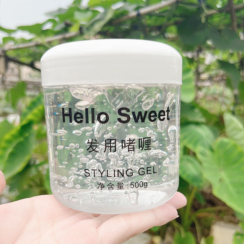 Styling hair gel cream makeup artist special broken hair artifact moisturizing hair gel Latin dance gel 500g