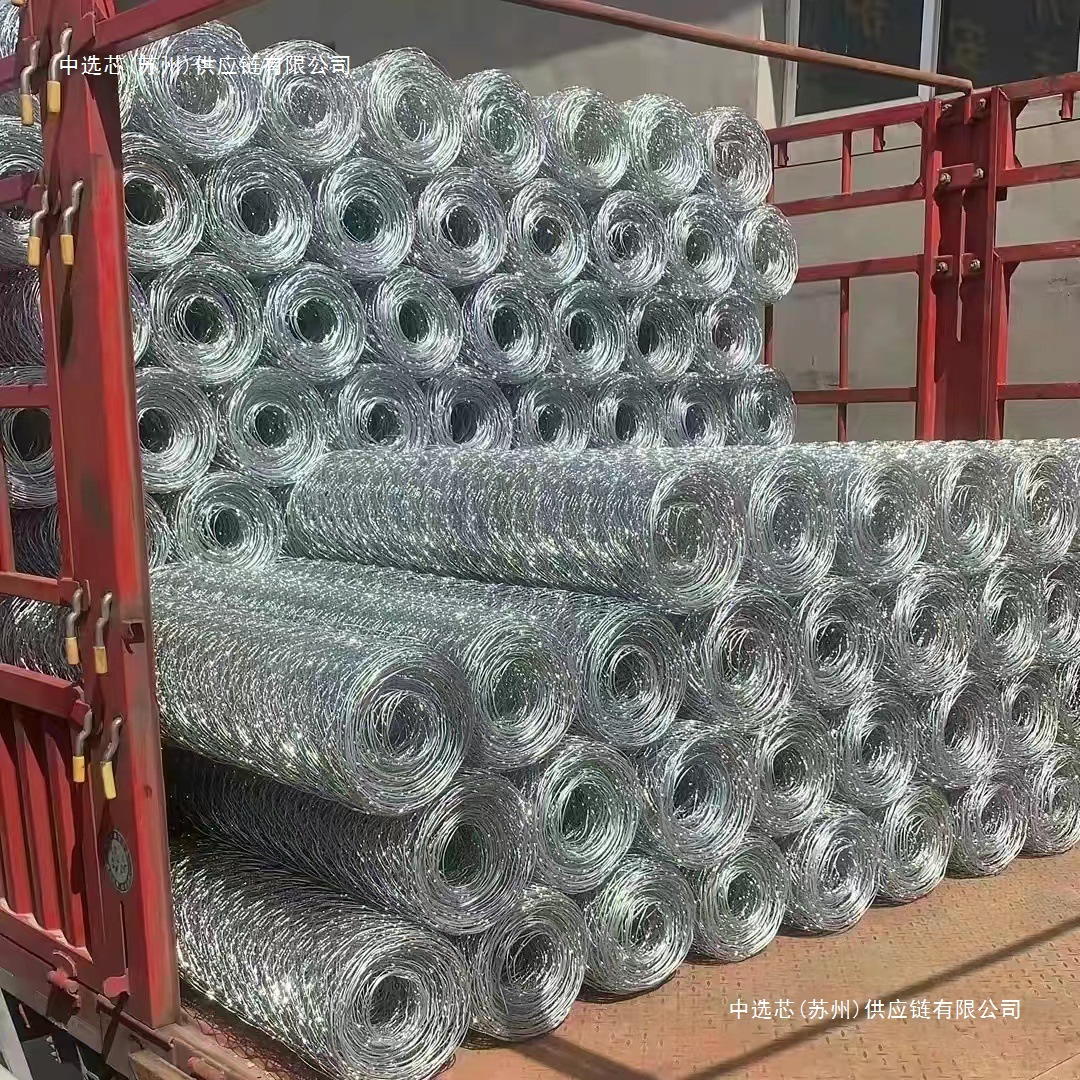 格宾六角网圈地公园镀锌铁丝网养殖网PVC家用石笼网耐腐涂塑网格