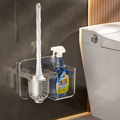 馬桶刷置物架免打孔家用無死角廁所刷子衛生間浴室坐便器清洗神器