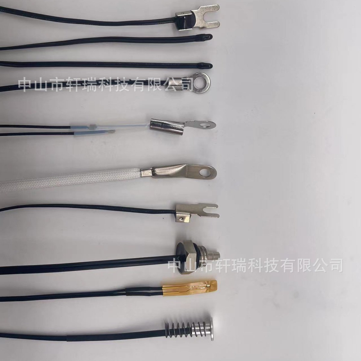 NTC测温度传感器新能源电动汽车充电枪充电桩电机10K热敏电阻3950